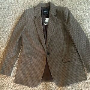 Women’s Brown Madewell Blazer NWT